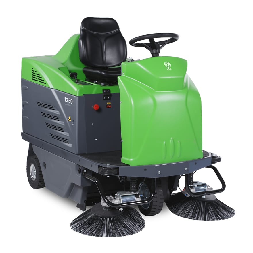 Balayeuse autoportée neuve ICA 1250E (67 L) - Clean Equipements