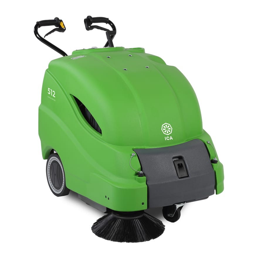 Balayeuse électrique auto-tractée 512 et Pack ICA (50L) - Clean Equipements