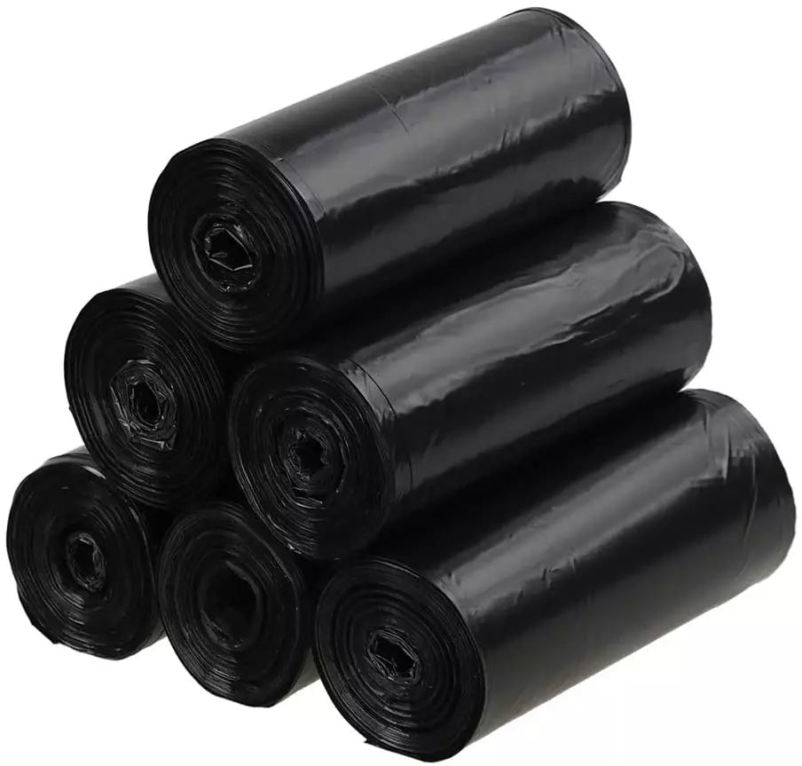 Sacs poubelle 100L noir 37µ, 820 x 870mm, carton 200 (PEBD recyclé) - Clean Equipements