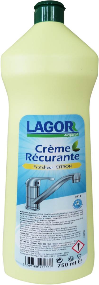 Crème à récurer Lagor Citron 750ml - Clean Equipements