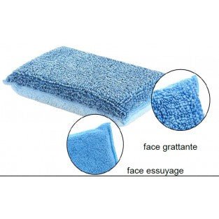Éponge microfibre double face - Clean Equipements